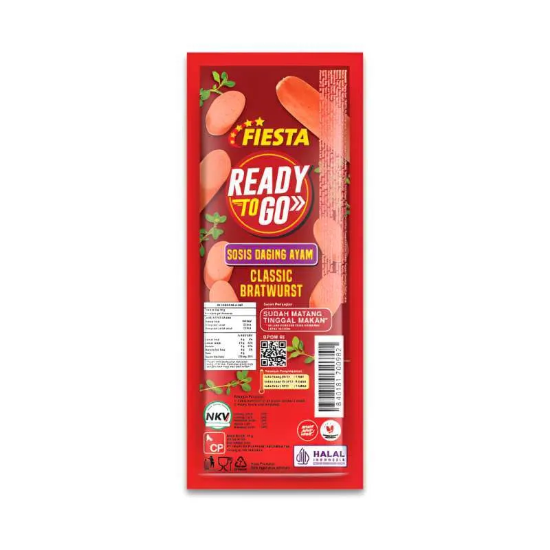 Fiesta Ready To Go Sosis Original 65GR