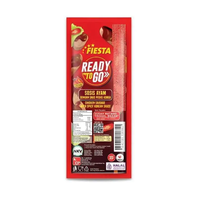Fiesta Ready To Go Sosis Saus Pedas Korea 60GR