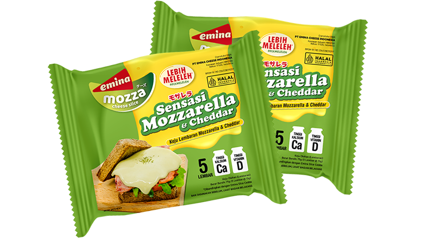 Emina Cheese Slice Mozza Fix Meleleh 5x15GR