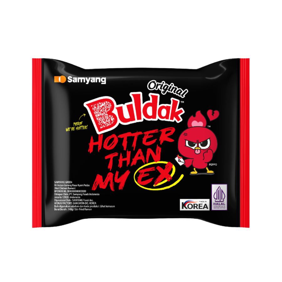 Samyang Mie Buldak Hotter Than My Ex Original 140GR