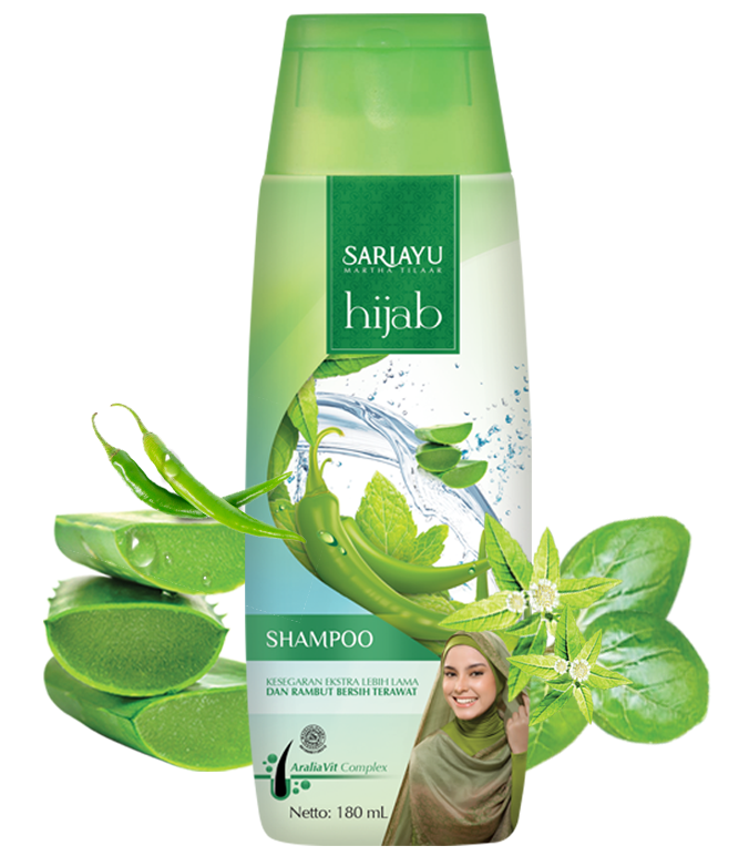 Sari Ayu Shampo Hijab Refreshing Aloe Vera 180ML