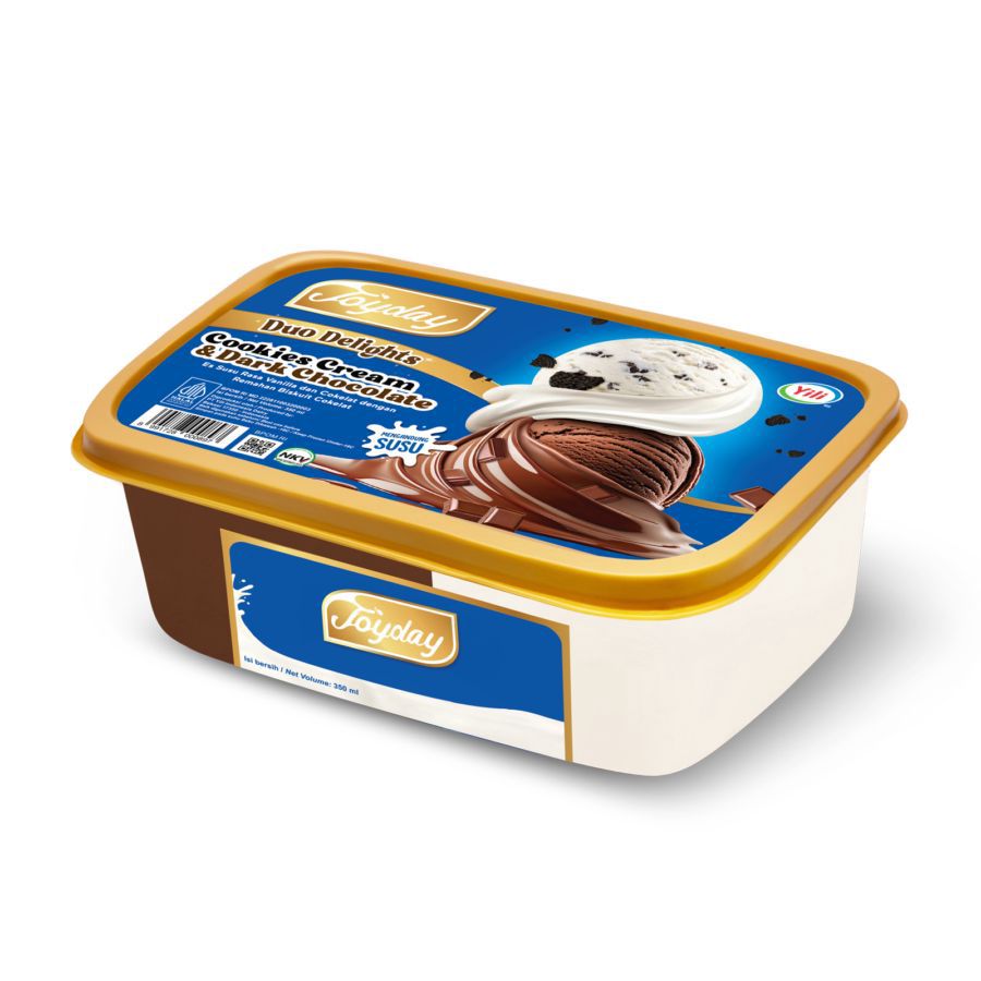 Joyday Duo Delight Cookies Cream & Dark Chocolate 700ML