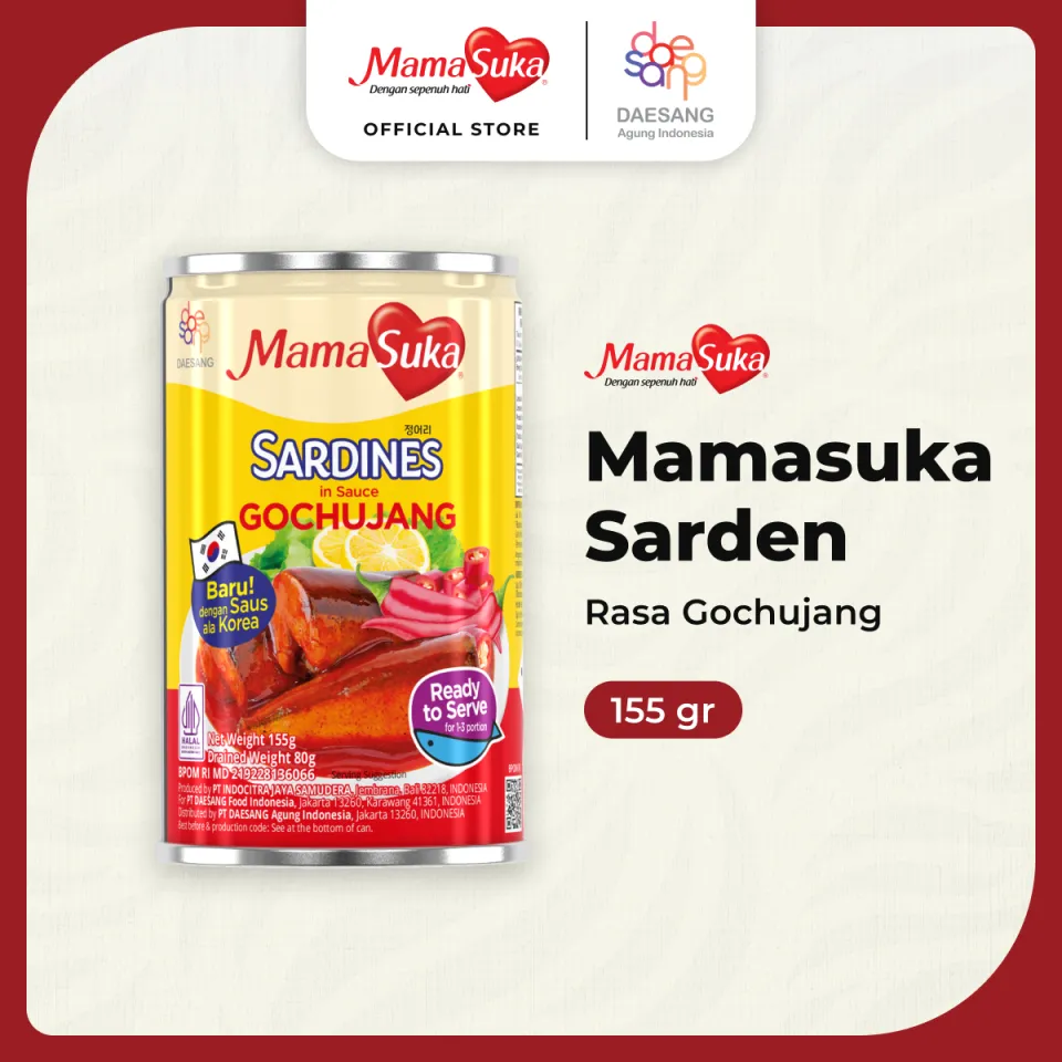 Mamasuka Sarden Gochujang 155Gr (X40Ea)