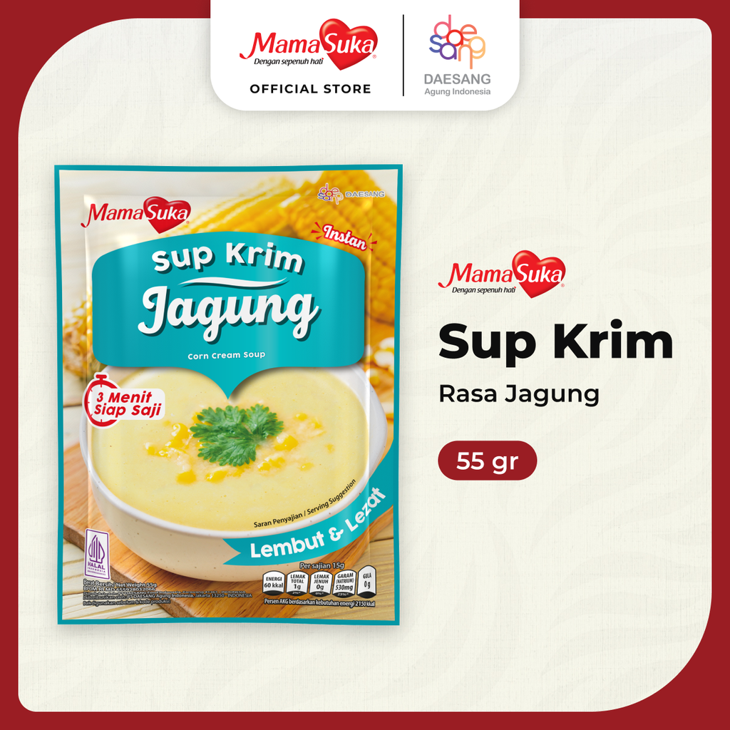 Mama Suka Sup Krim Jagung(Pak) 55Gr(X48Ea)