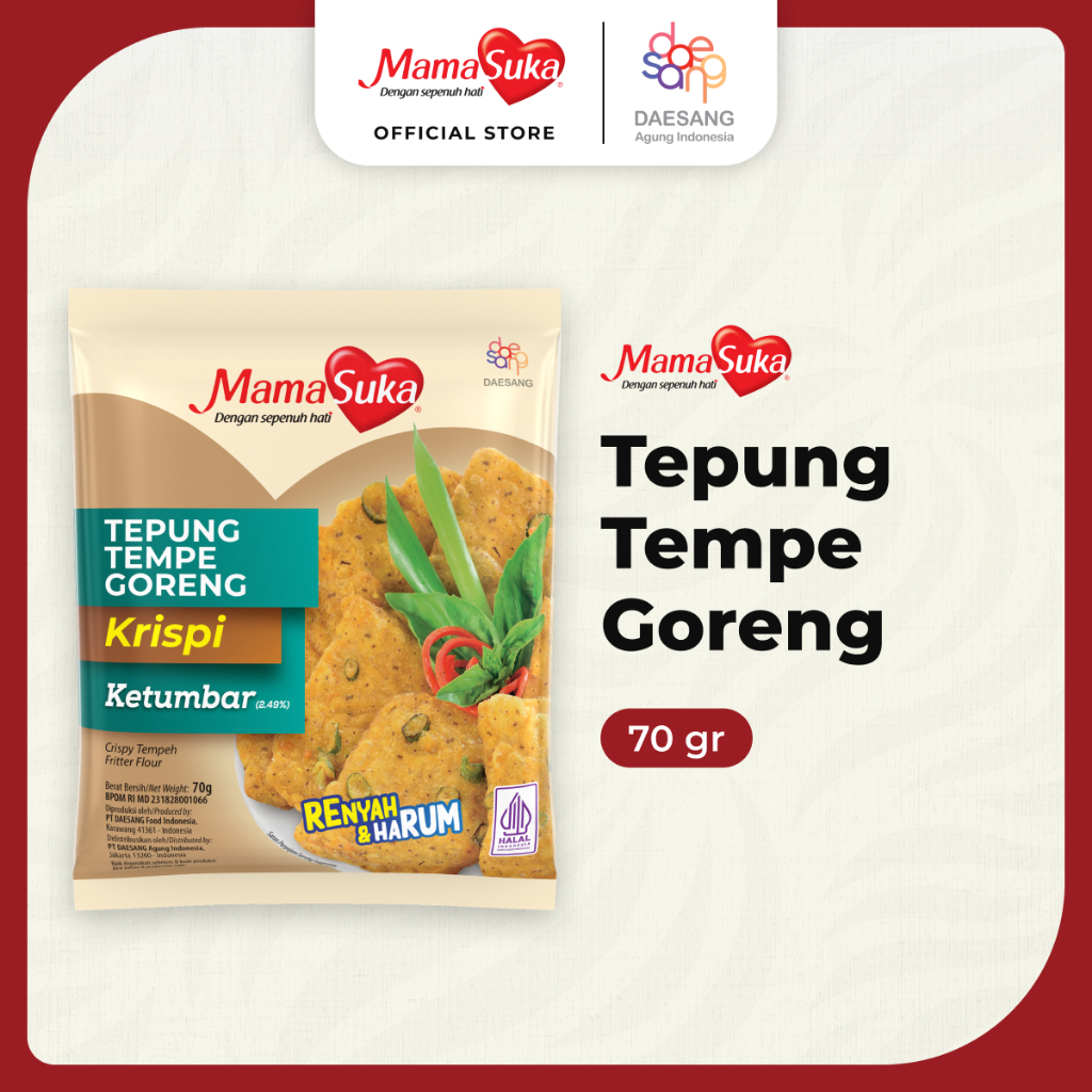 Mama Suka Tp Tempe Goreng 70Gr(X120Ea)
