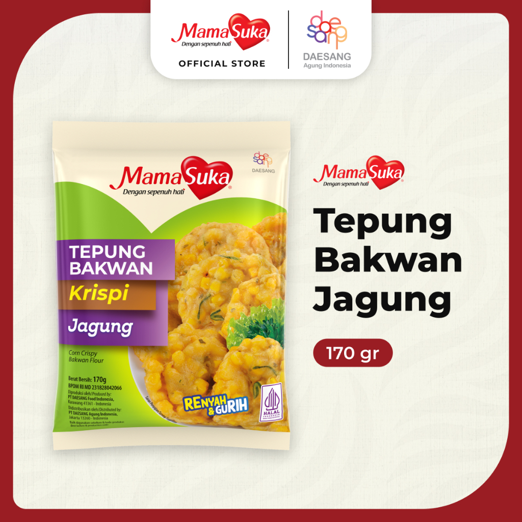 Mama Suka Tp Bakwan Jagung 170G (X40Ea)