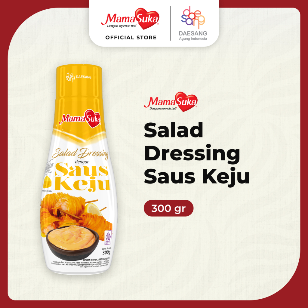 Mama Suka Dressing Saus Keju 300Gr(X12Ea)