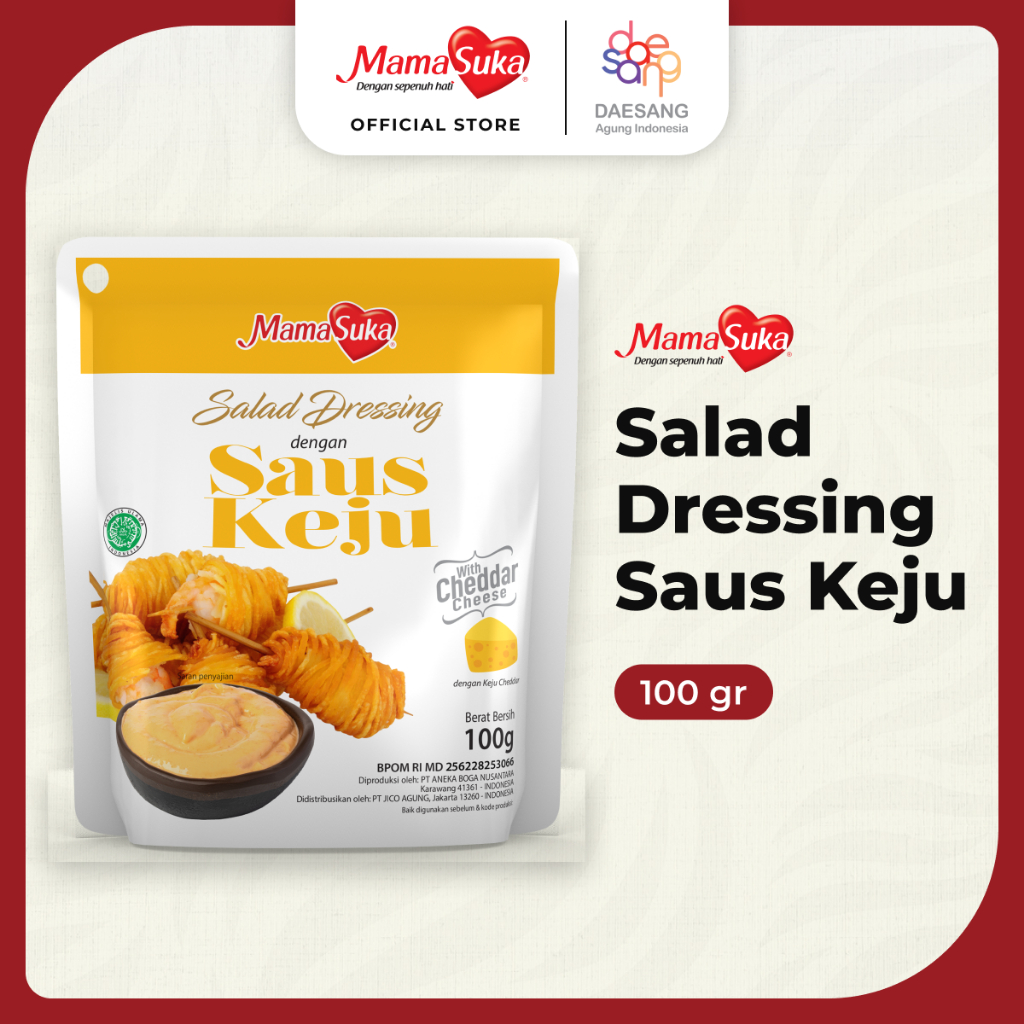 Mama Suka Dressing Saus Keju 100Gr(X40Ea)