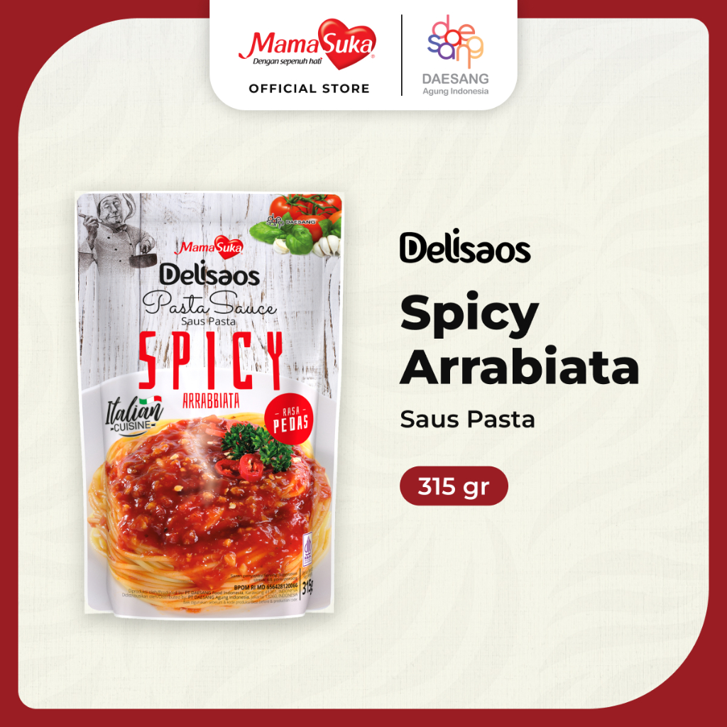 Mama Suka Spicy Arrabiata 315Gr (X24Ea)