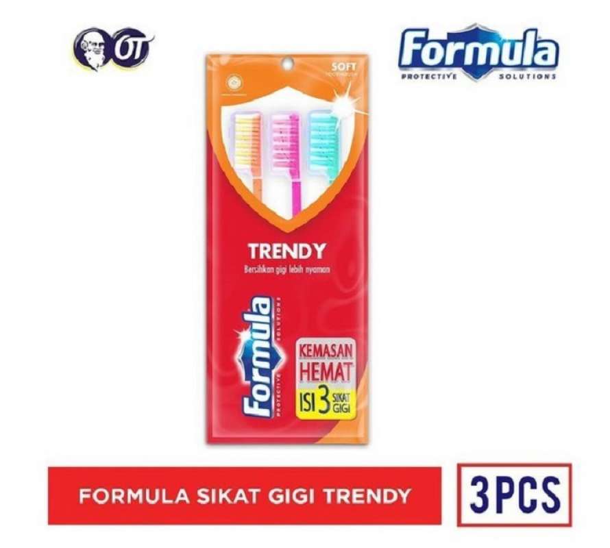 Formula Sikat Gigi Trendy Bling 3PCS