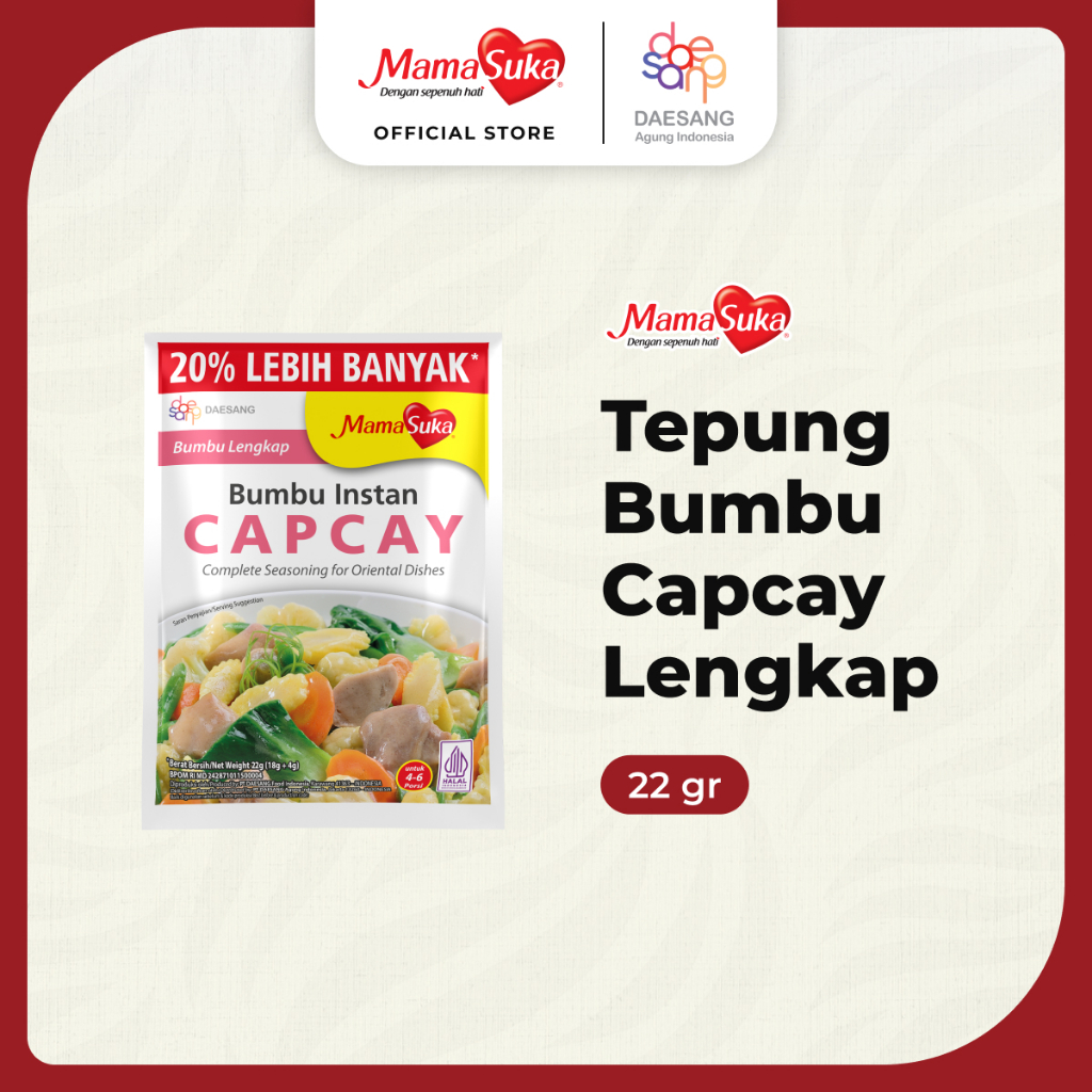 Mama Suka Bb Lengkap Capcay 22Gr(240Ea)