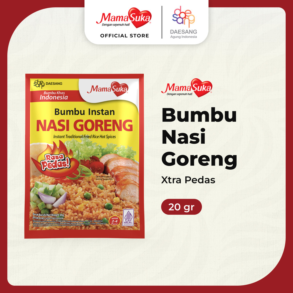 Mama Suka Bb Nasi Goreng Pedas 10+1 20Gr (X264Ea)