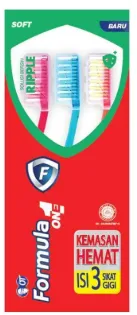 Formula Sikat Gigi Ripple 3PCS