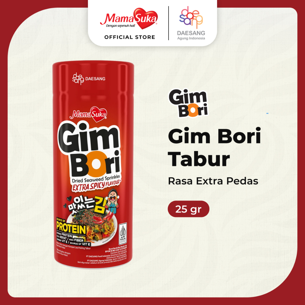 Mama Suka Gim Bori Extra Spicy 25Gr (X48Ea)