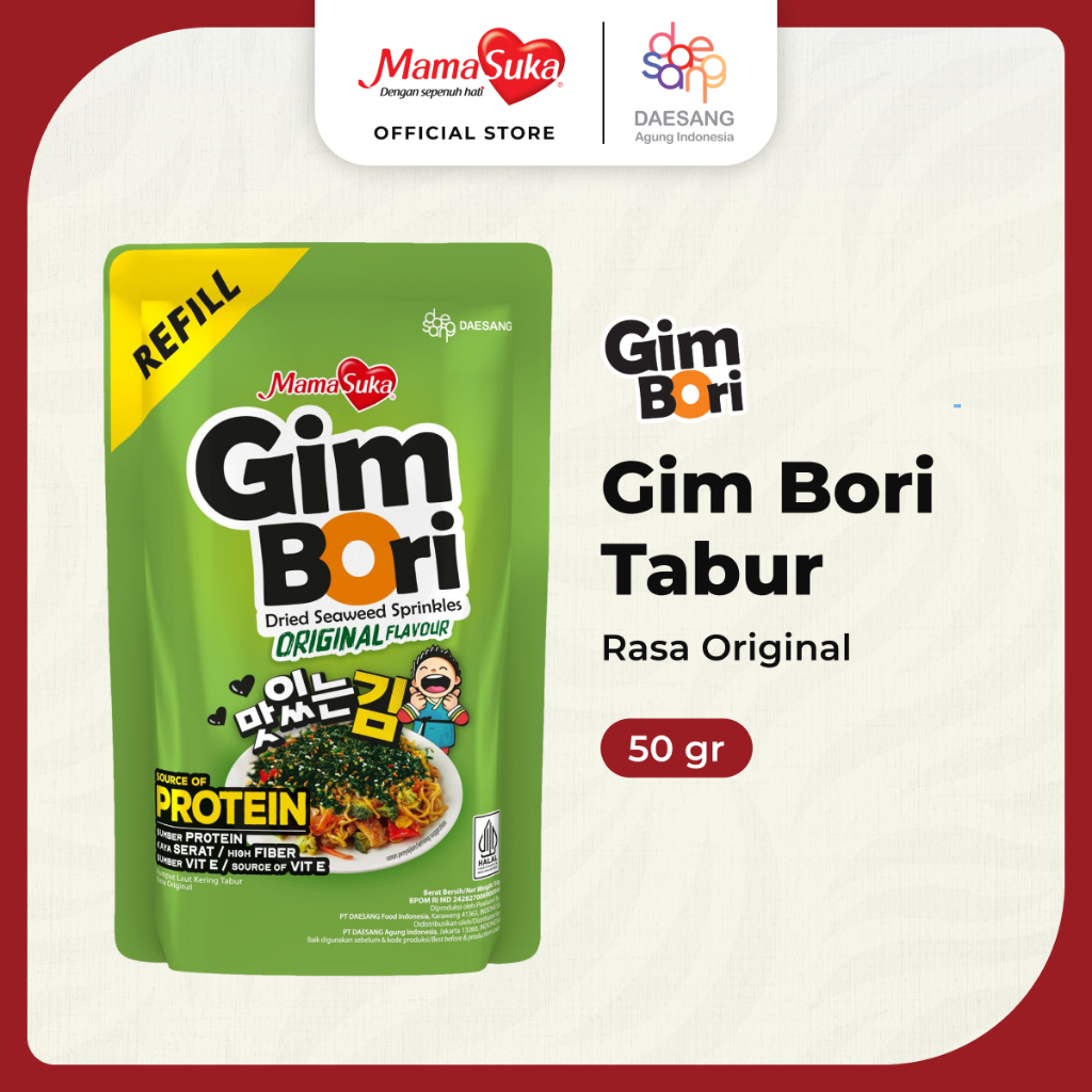 Mama Suka Gim Bori Original 50Gr (X20Ea)