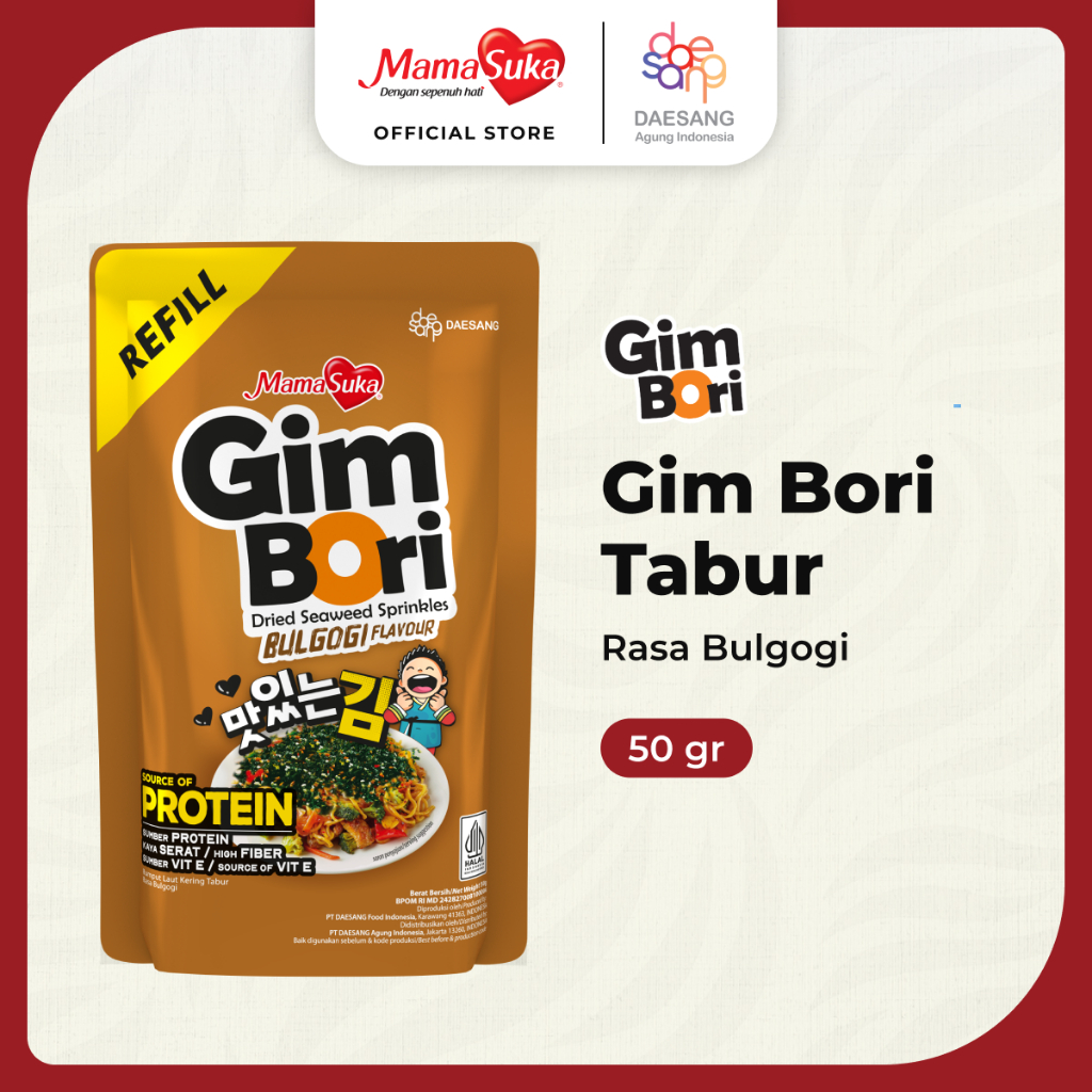 Mama Suka Gim Bori Bulgogi 50Gr (X20Ea)