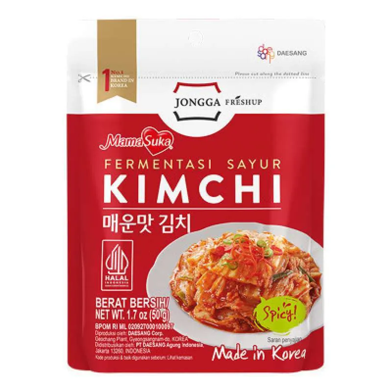 Mamasuka Fermentasi Sayur Kimchi Spicy 50GR