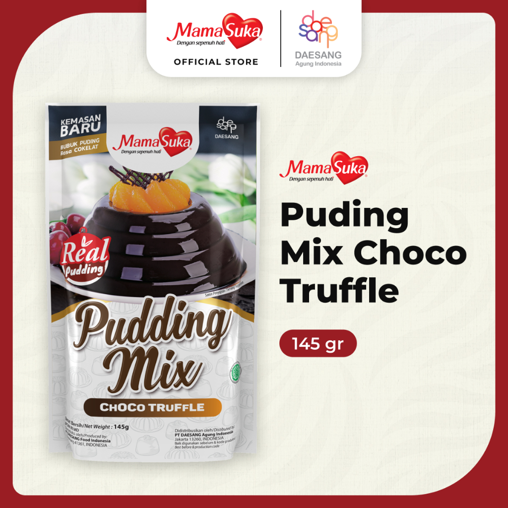 Mama Suka Pudding Mix Choco Truffle 145Gr (X24)