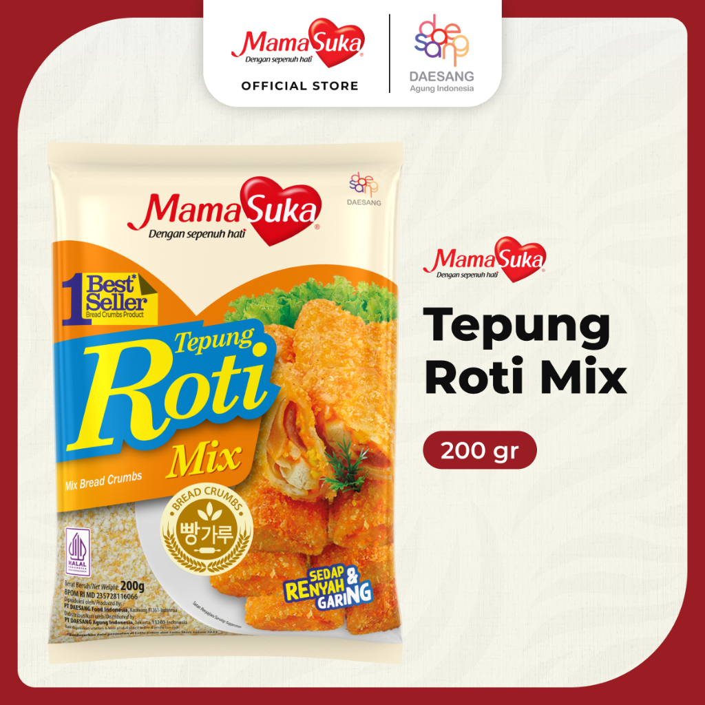 Mama Suka Tp Roti 200Gr Mix (X24Ea)