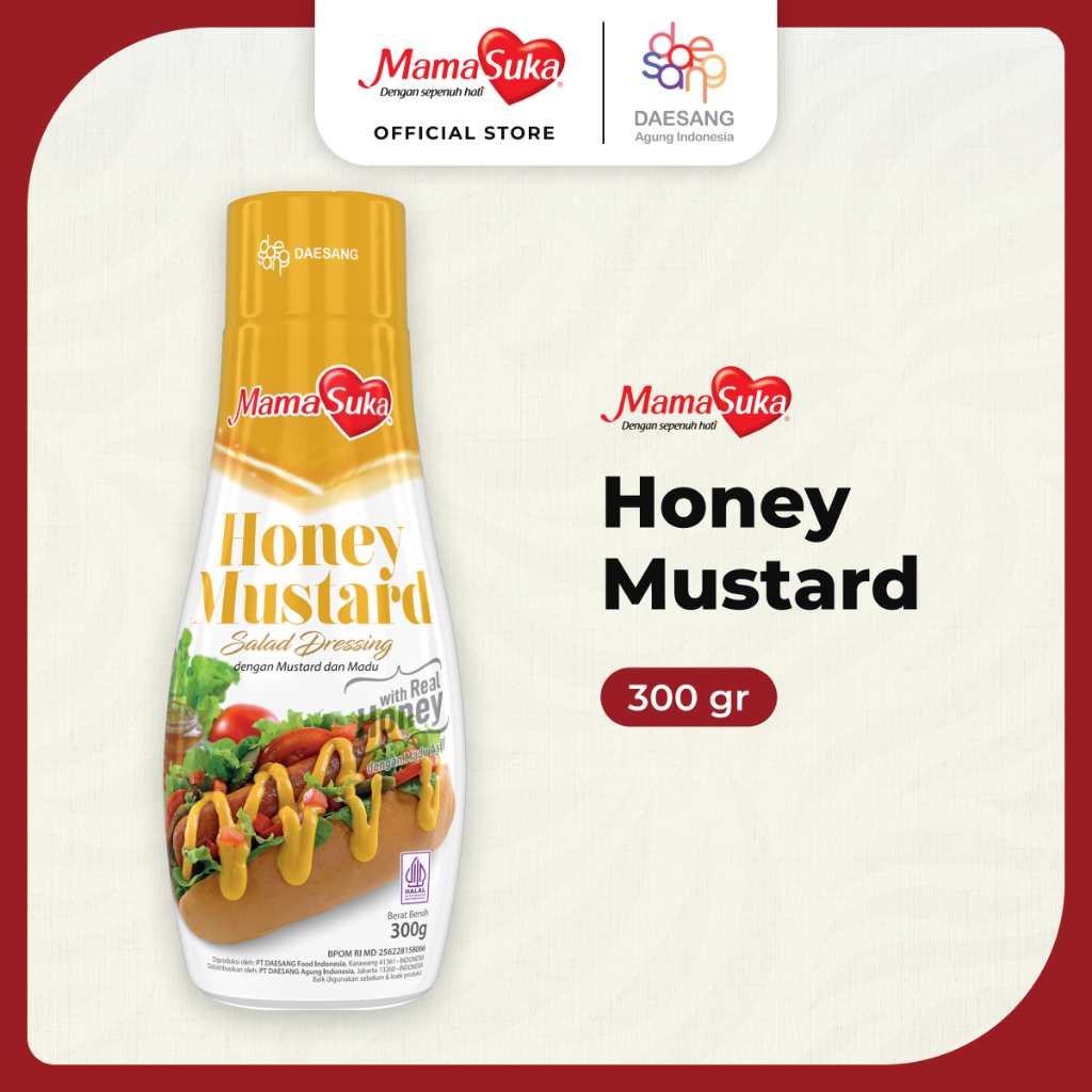 Mama Suka Honey Mustard 300Gr (X12Ea)