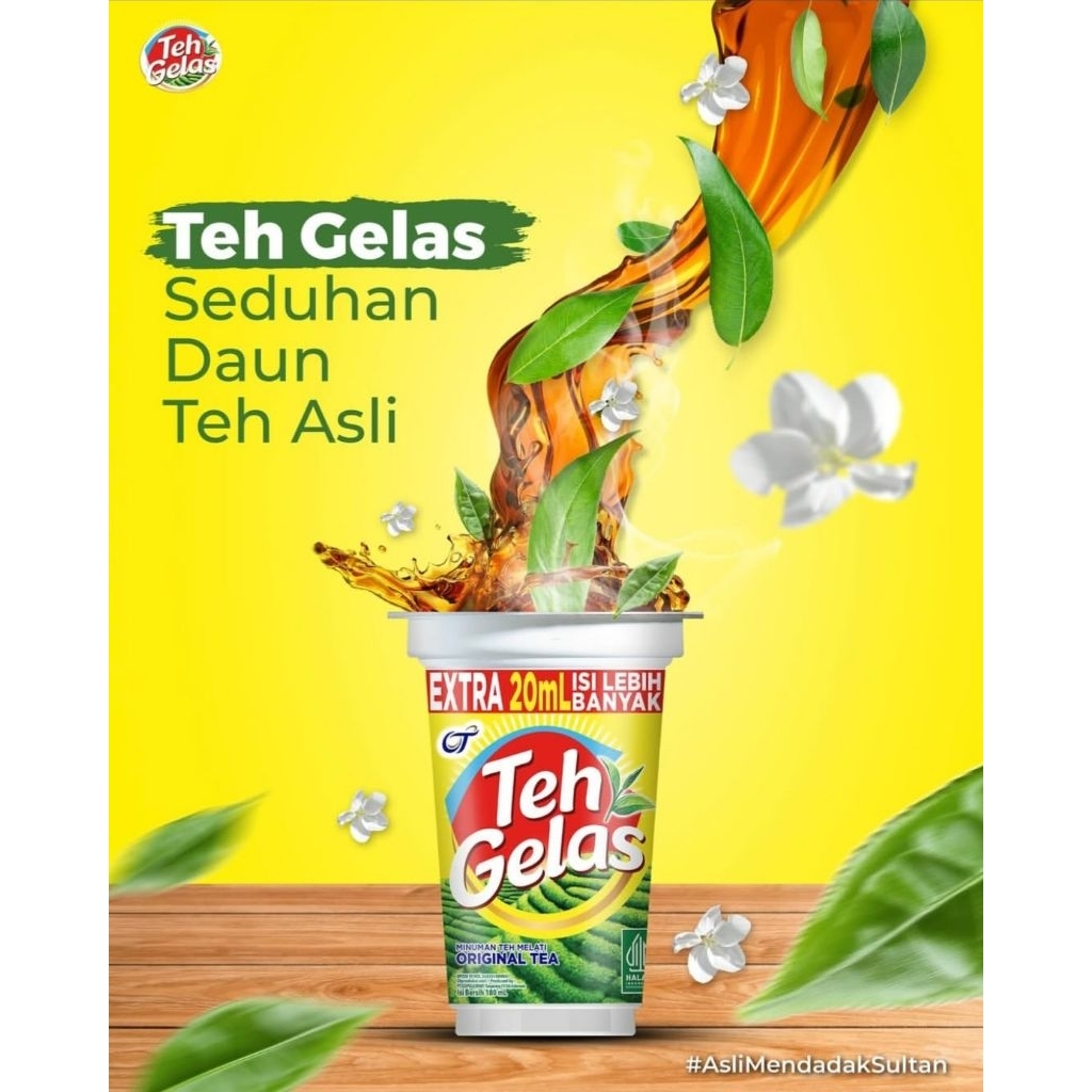 Teh Gelas Original Tea Cup 180ML