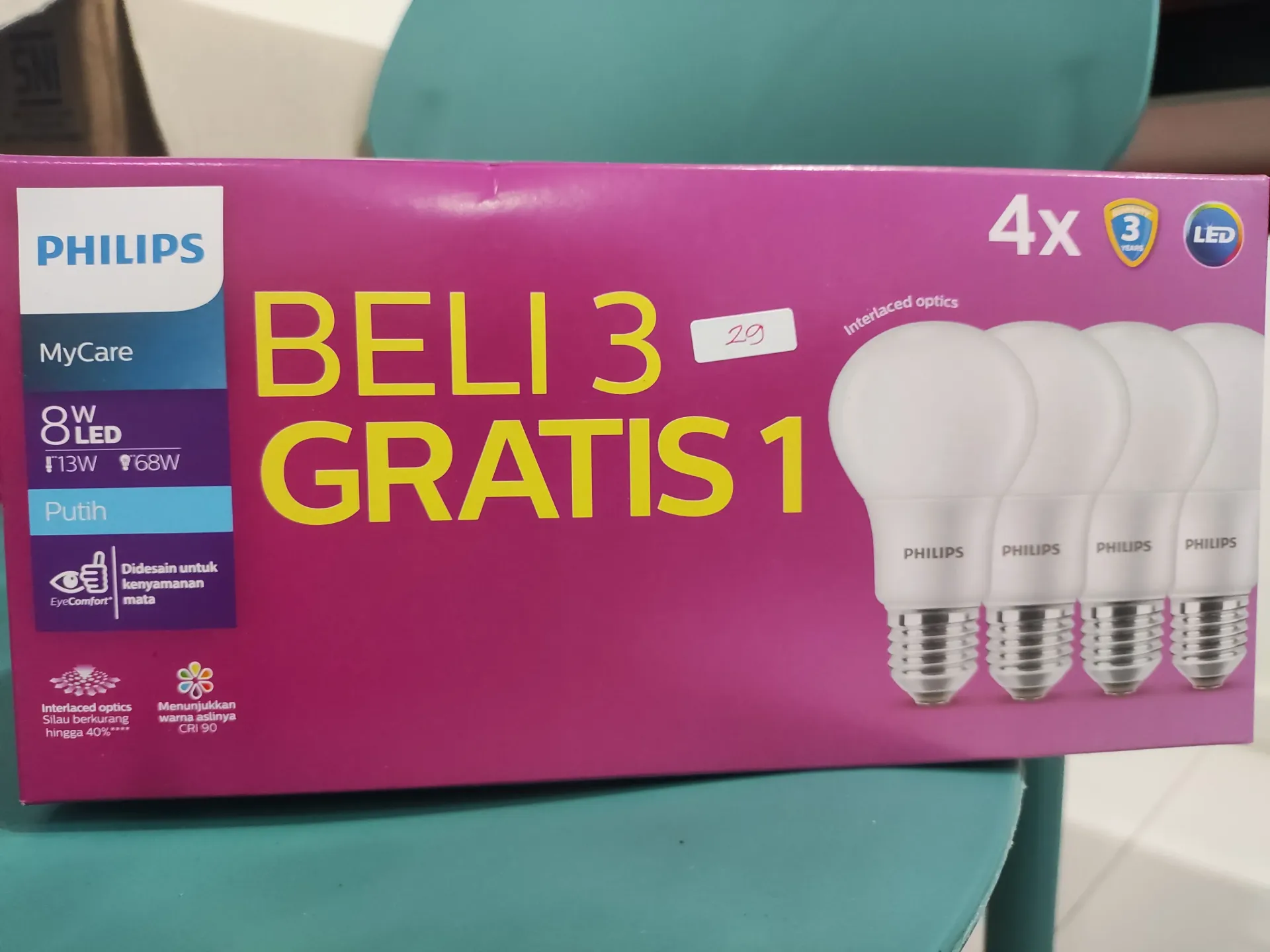 Philips Led My Care Paket 8W/3+1