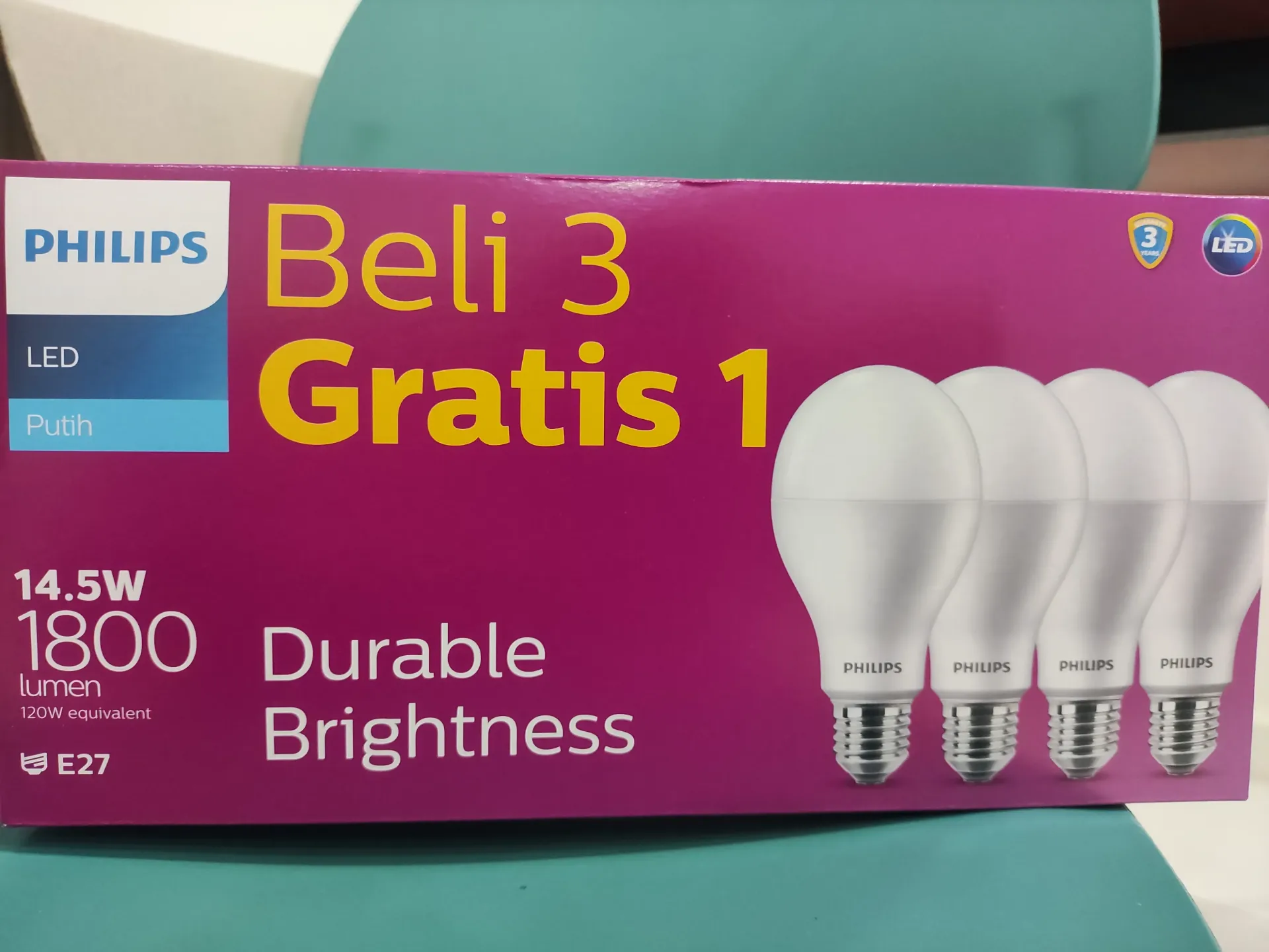 Philips Led Paket 14,5W 3+1(Besar)