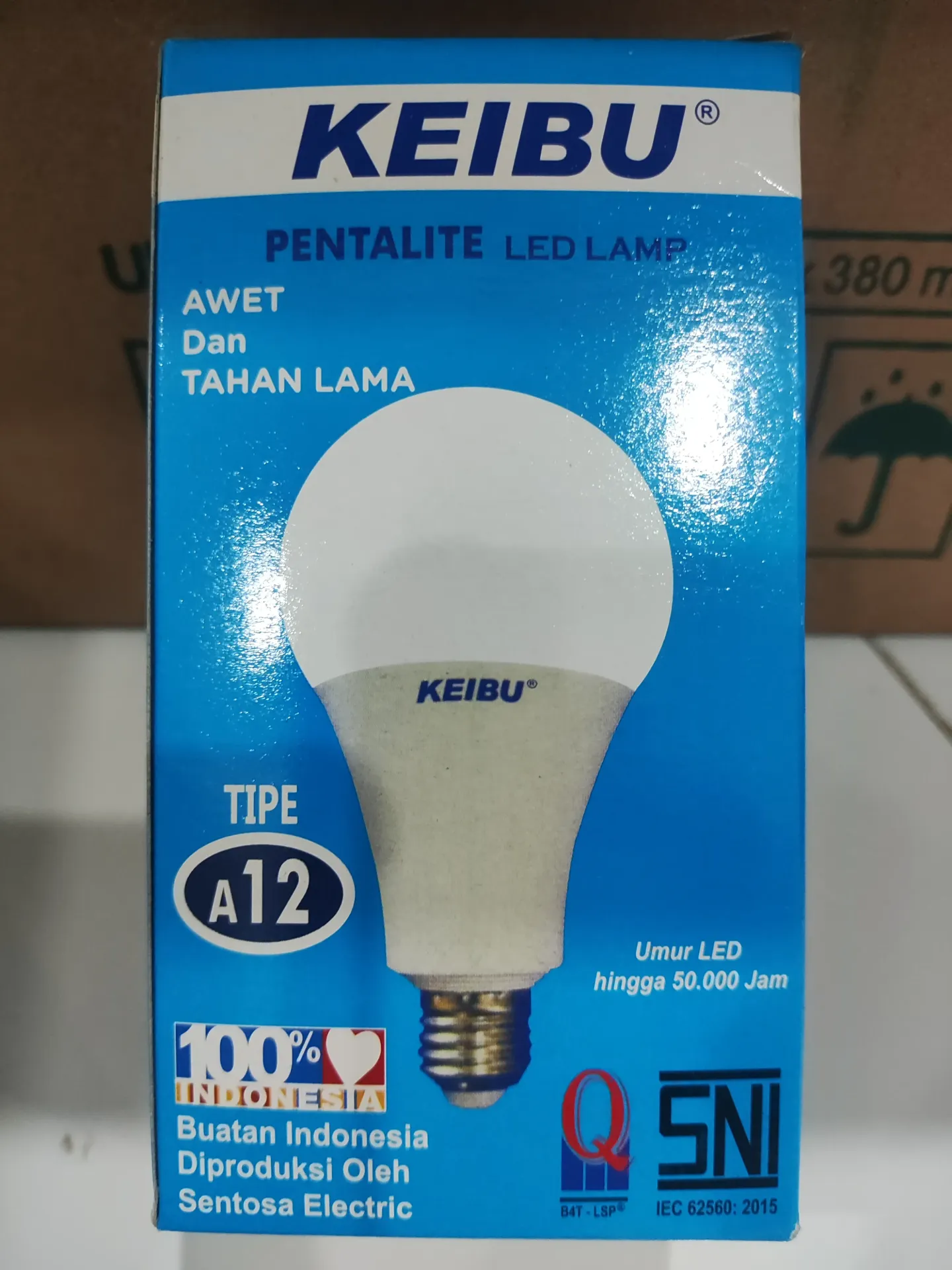 Keibu Led Pentalite 12W LT Putih / Kuning