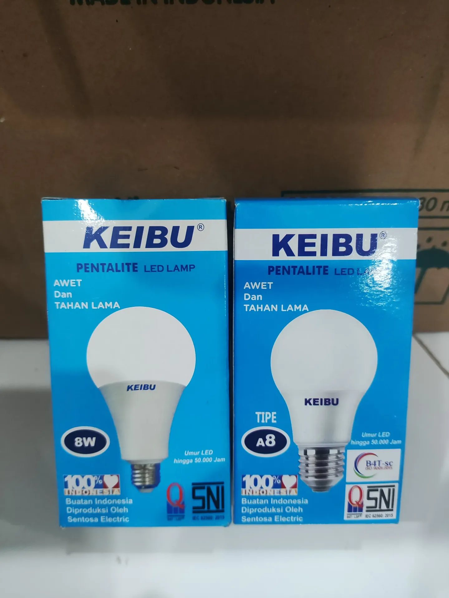 Keibu Led Pentalite 8W LT Putih / Kuning