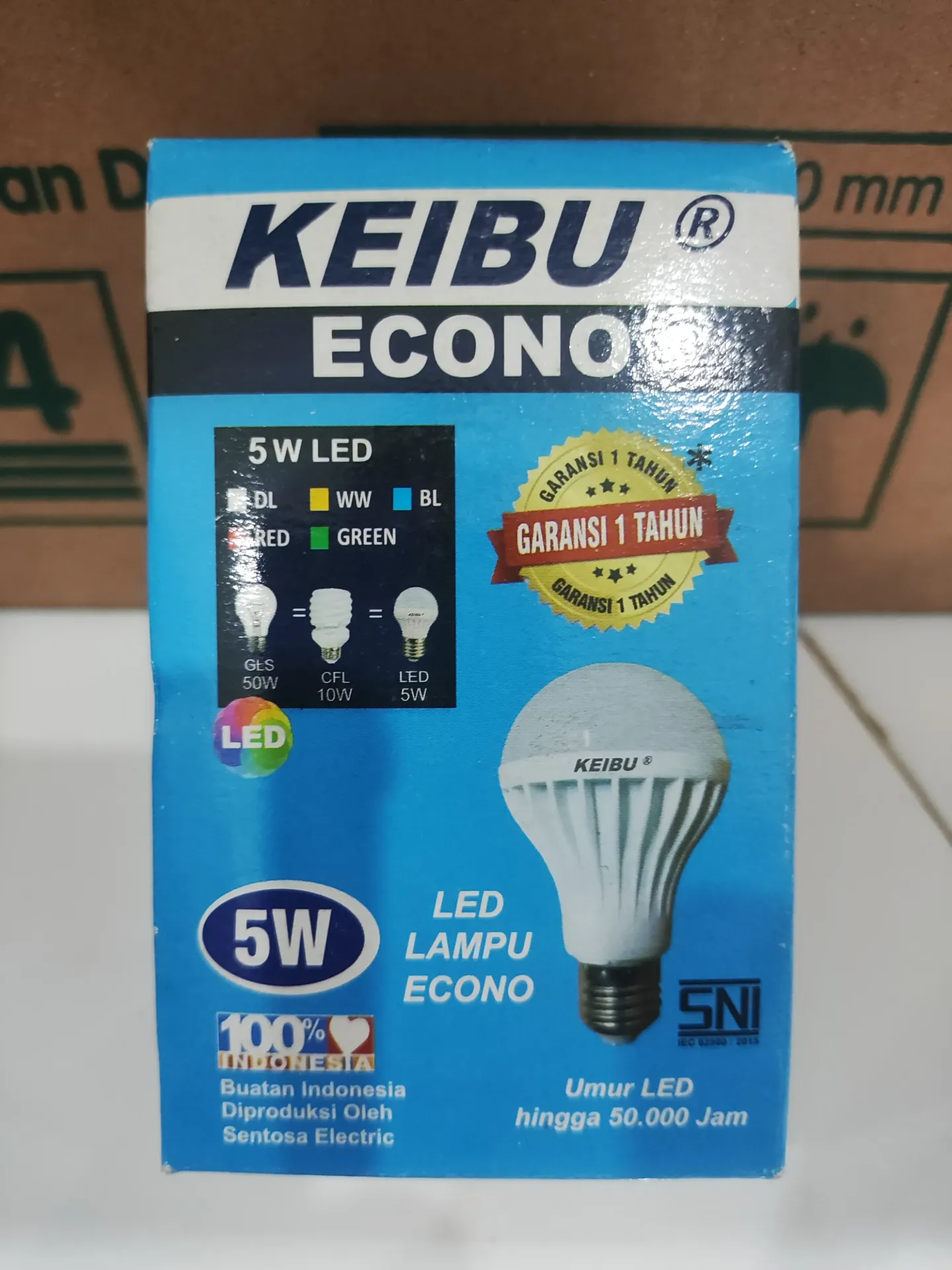 Keibu Econo Led 5W Putih