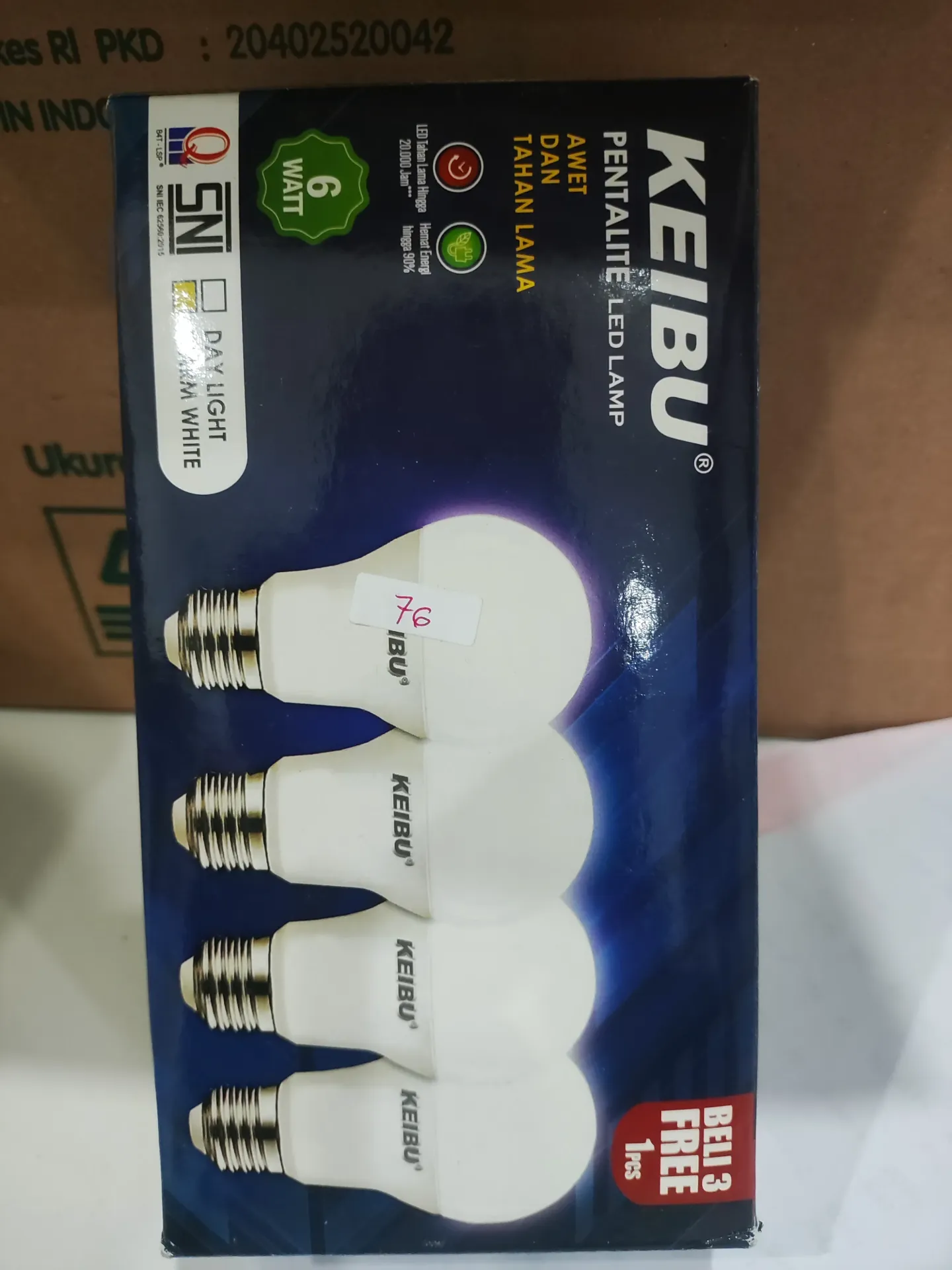 Keibu Led Pentalite Paket 6W