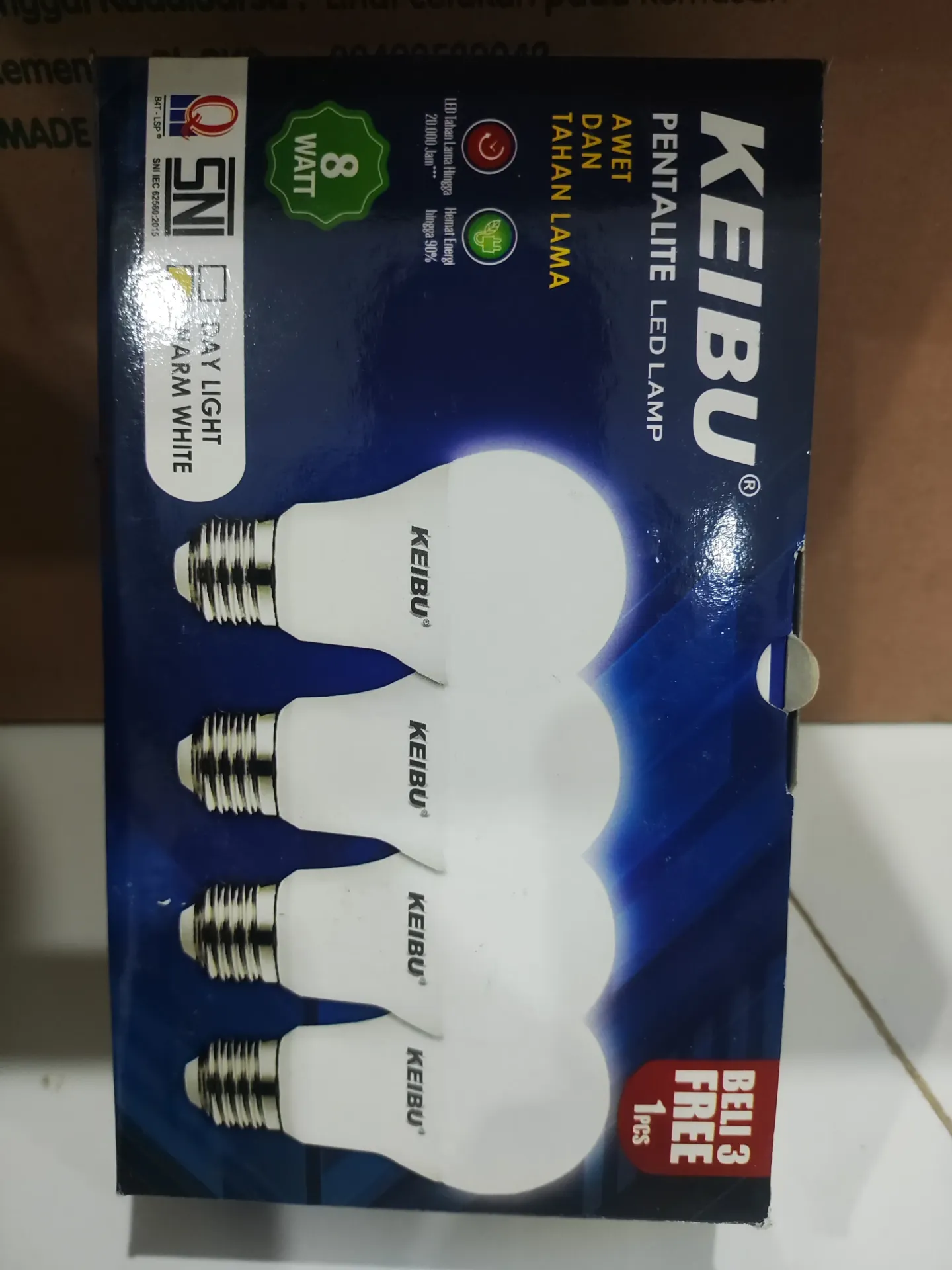 Keibu Led Pentalite Paket 8W