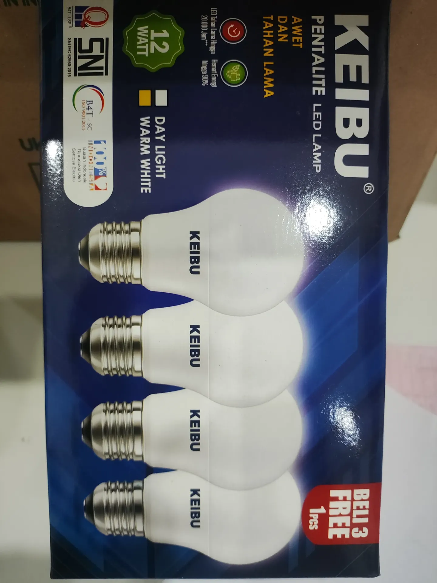 Keibu Led Pentalite Paket 12W
