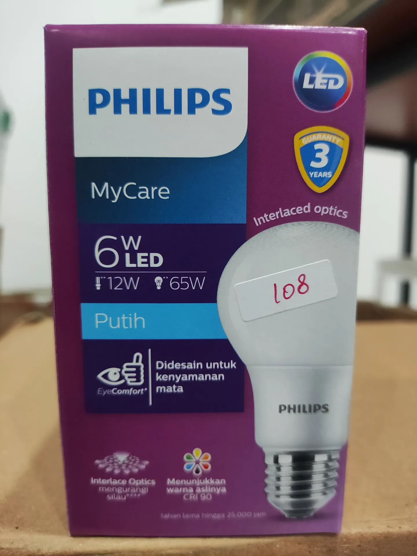 Philips Led My Care Putih LT 6W