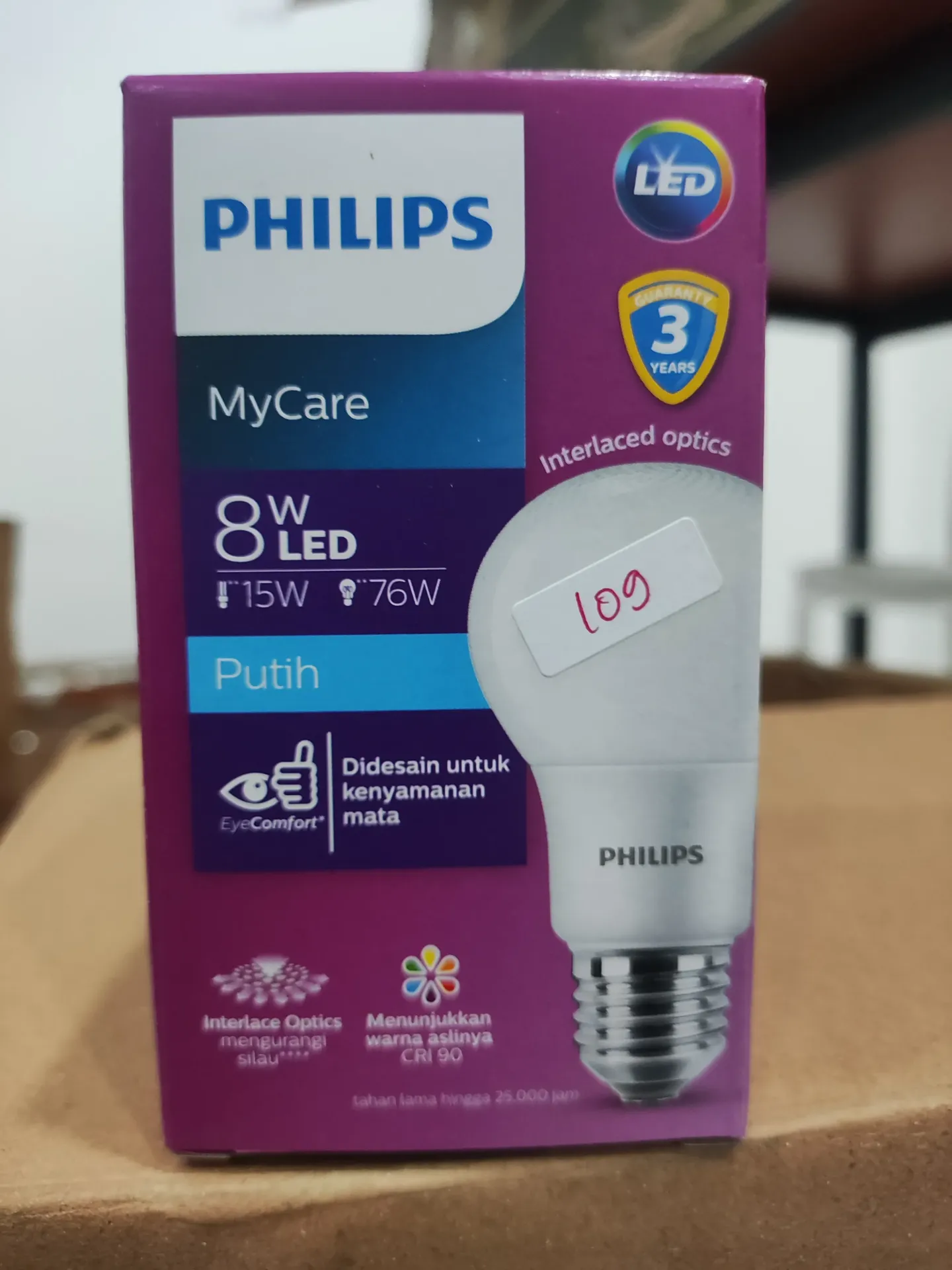 Philips Led My Care Putih LT 8W