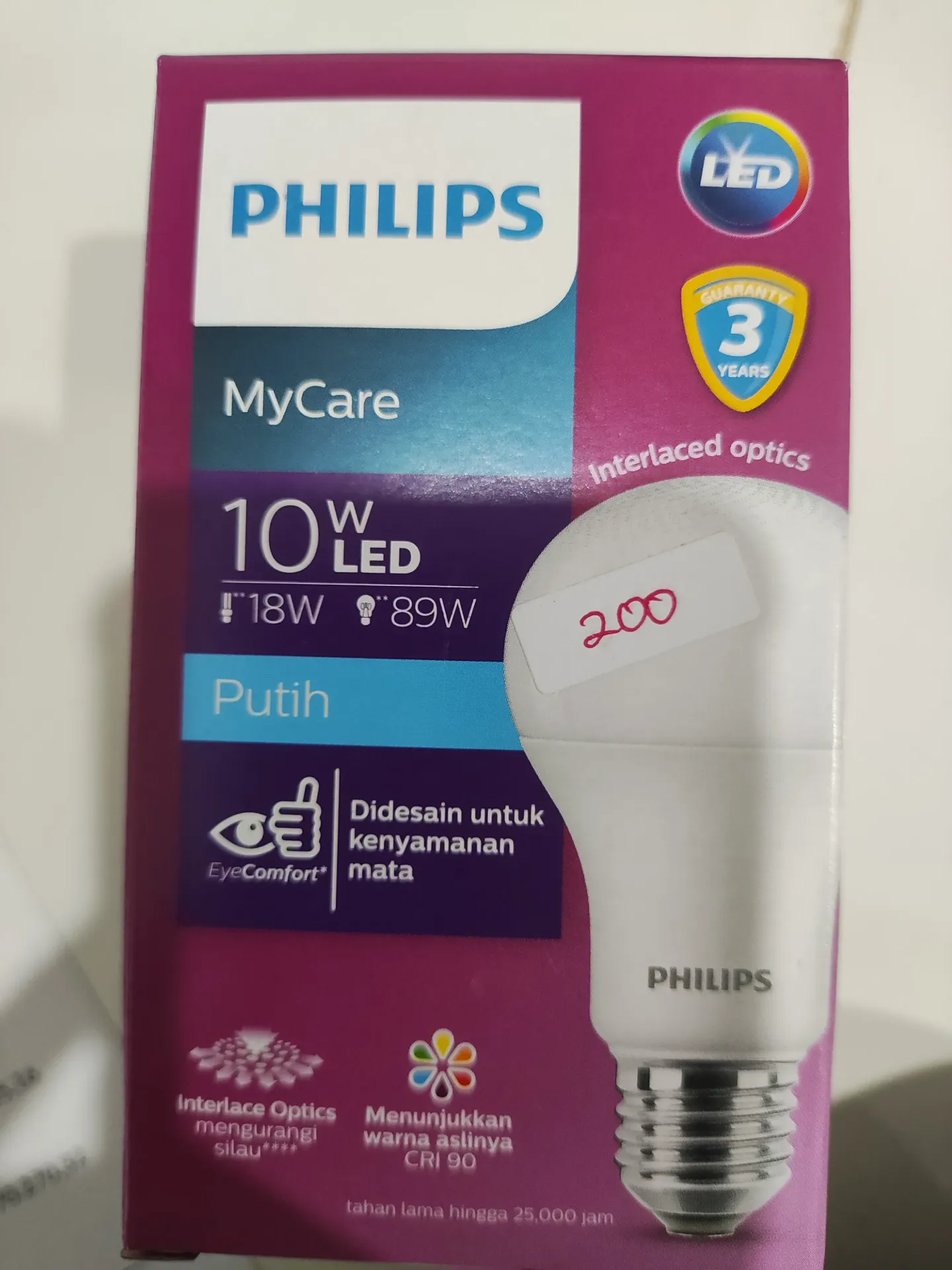 Philips Led My Care Putih LT 10W