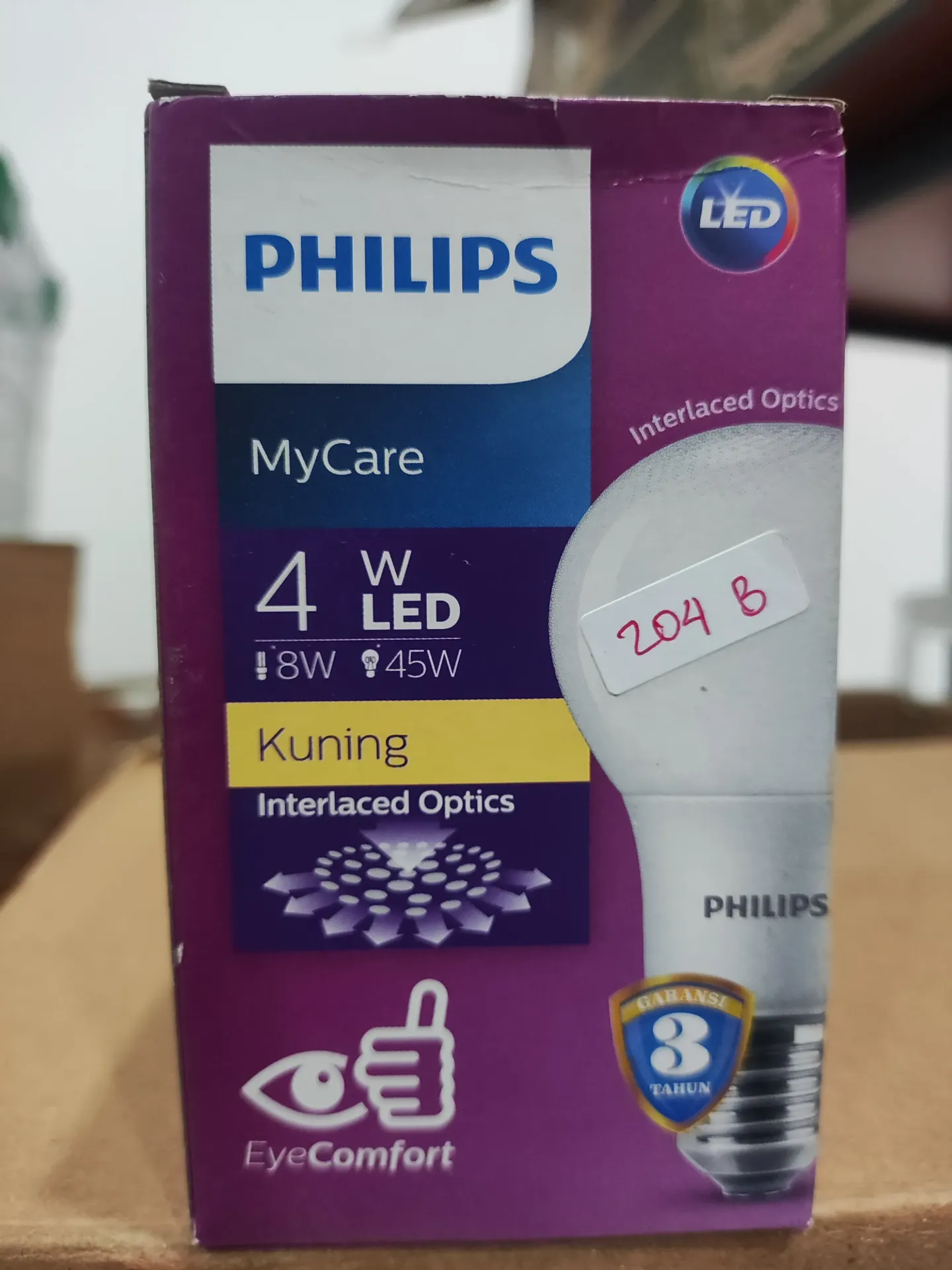 Philips Led My Care Kuning Besar 4W