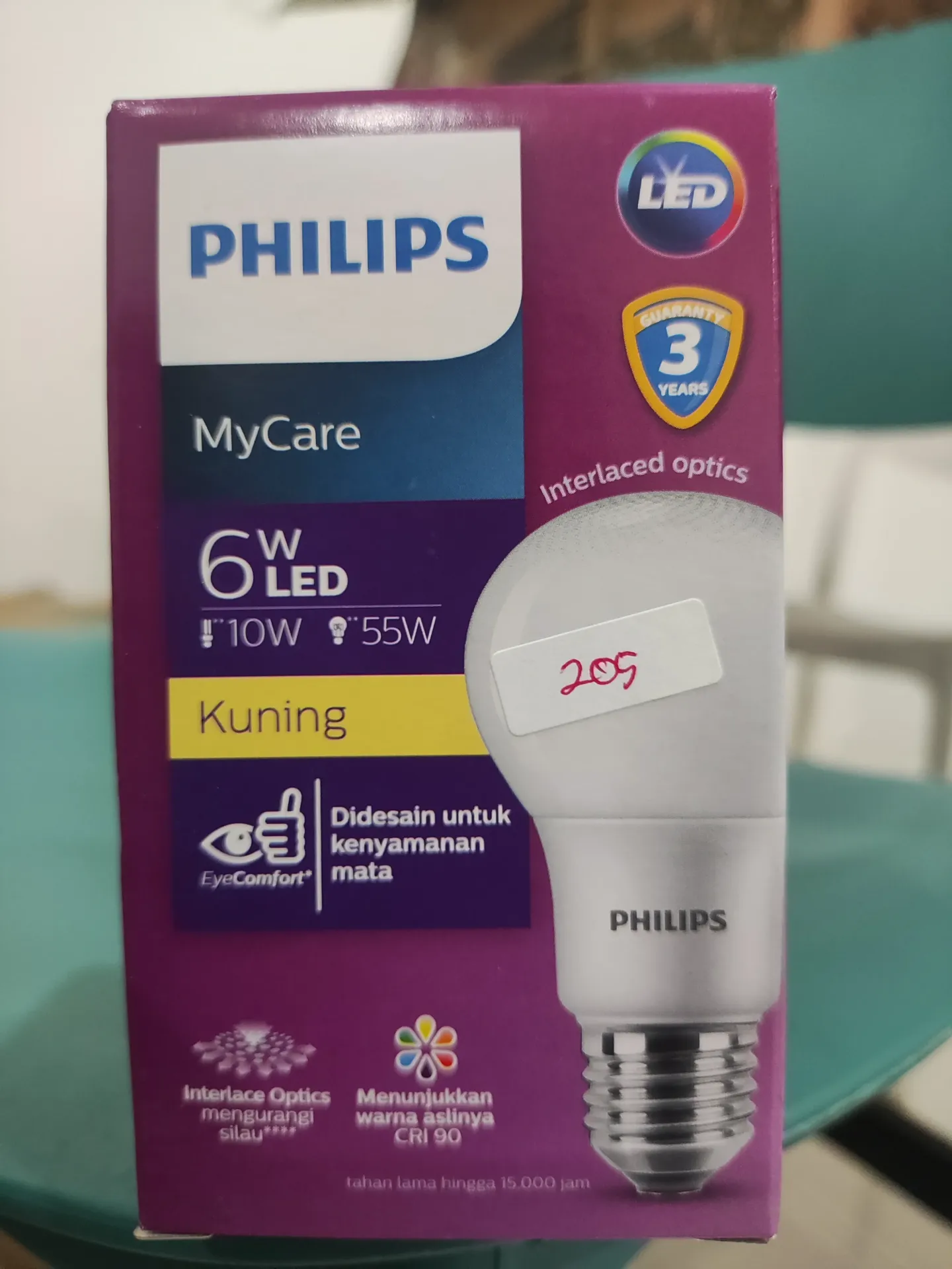 Philips Led My Care Kuning 6W