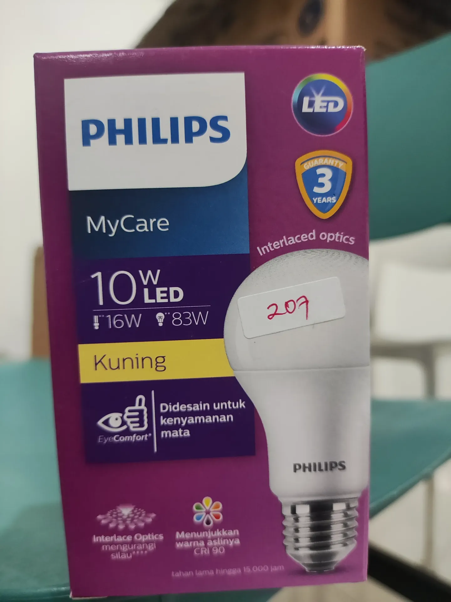 Philips Led My Care Kuning 10W