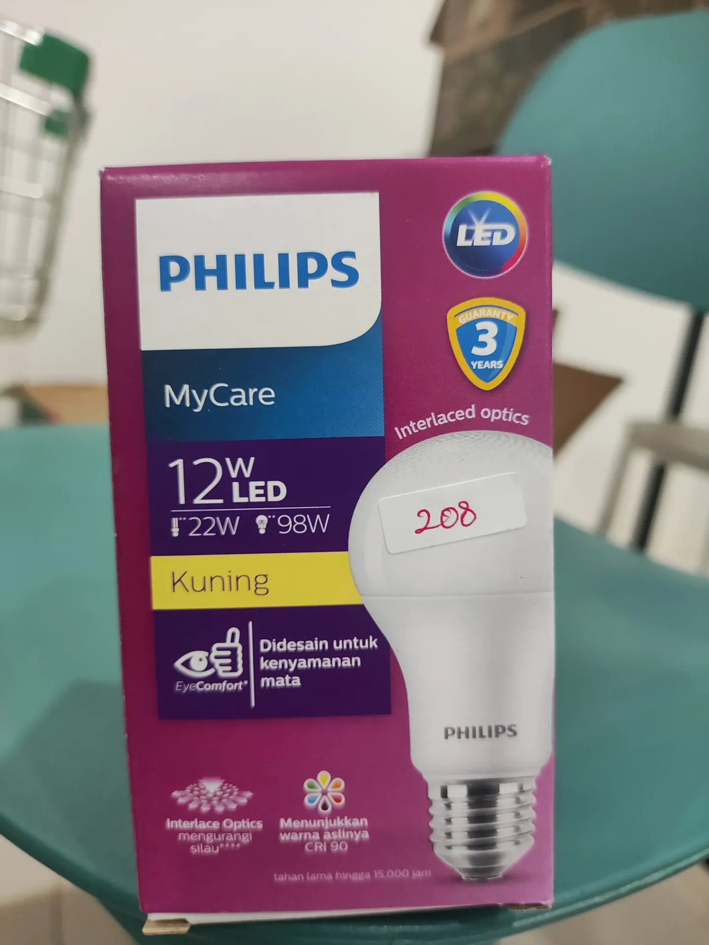 Philips Led My Care Kuning 12W