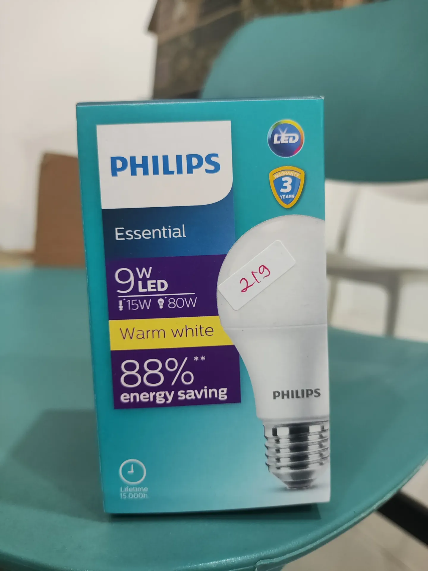 Philips Led Ess Kuning 9W