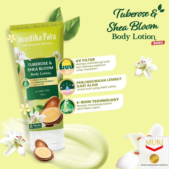 Mustika Ratu Tuberose & Shea Bloom Body Lotion 200GR