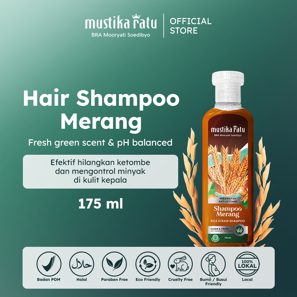 Mustika Ratu Shampoo Merang 175ML