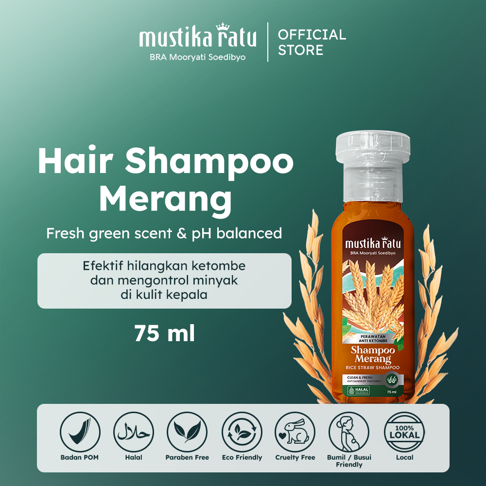 Mustika Ratu Shampoo Merang 75ML