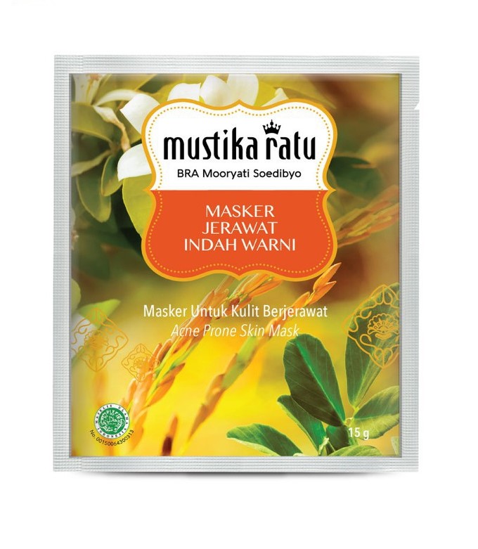 Mustika Ratu Masker Jerawat Indah Warni 15GR