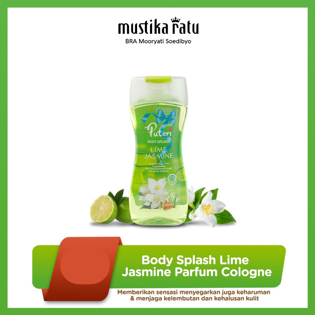 Mustika Ratu Body Splash Lime Jasmine 245ML