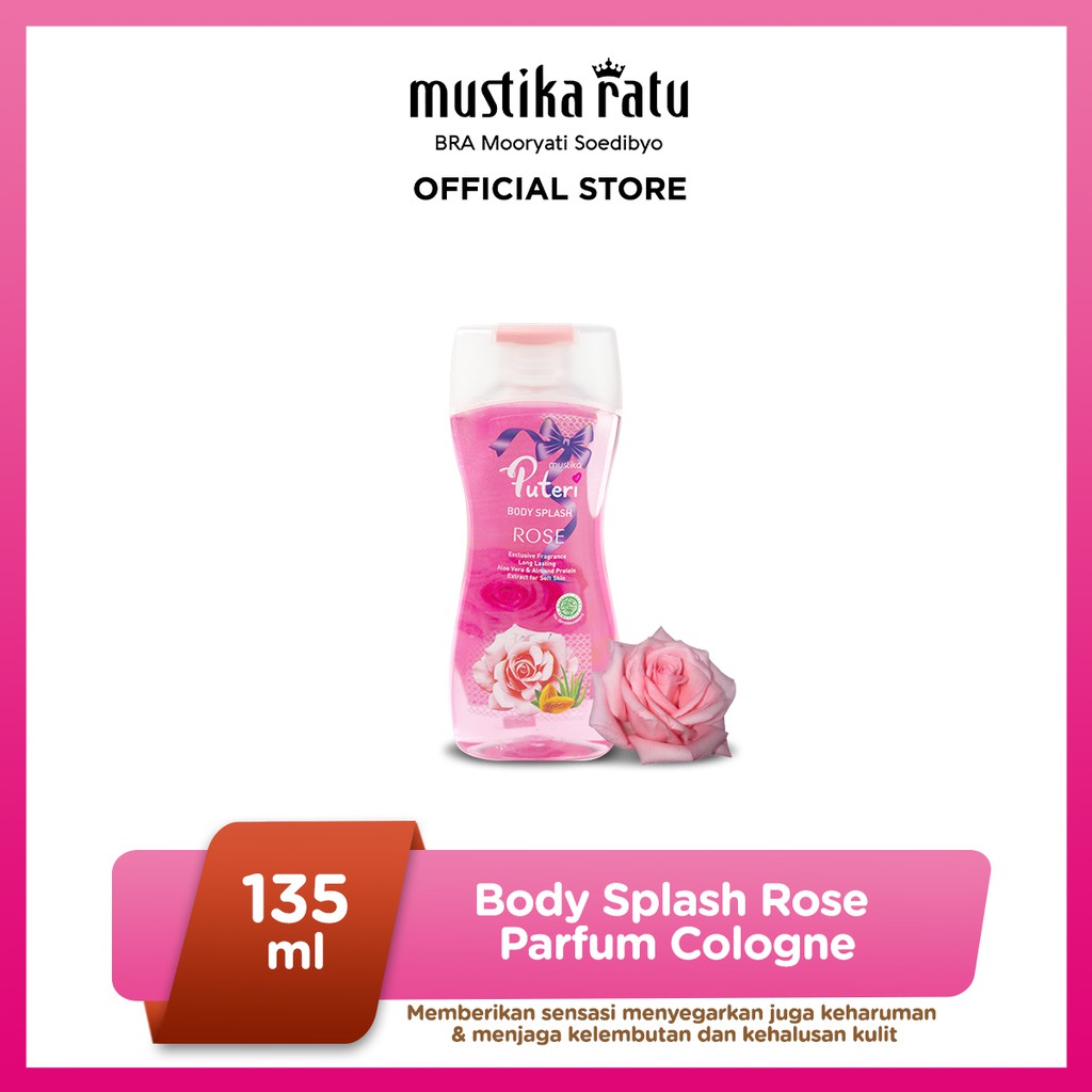 Mustika Ratu Body Splash Rose 135ML