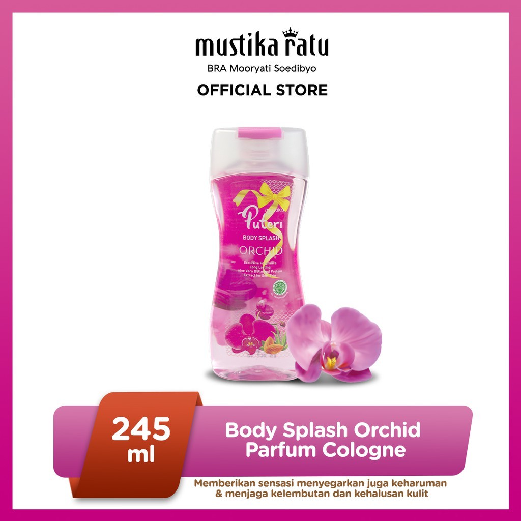 Mustika Ratu Body Splash Orchid 245ML
