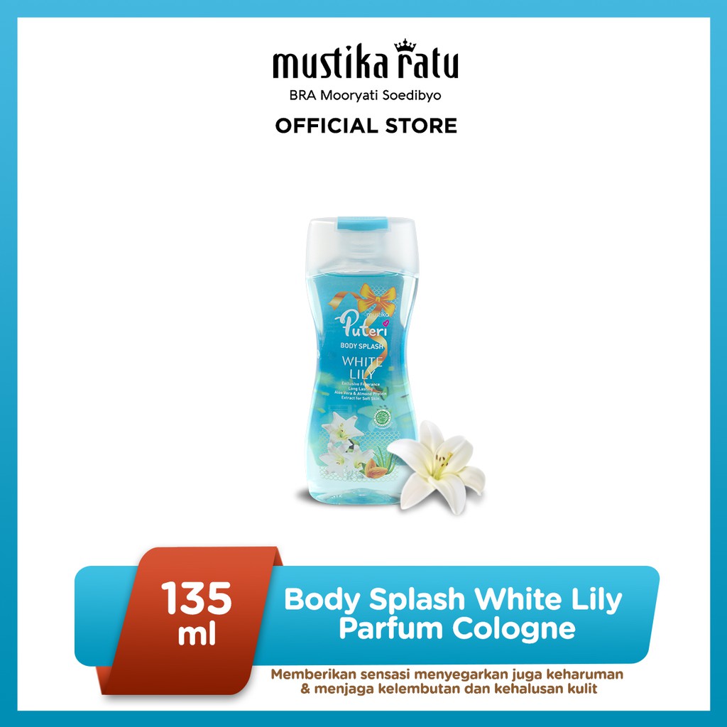 Mustika Ratu Body Splash White Lily 135ML