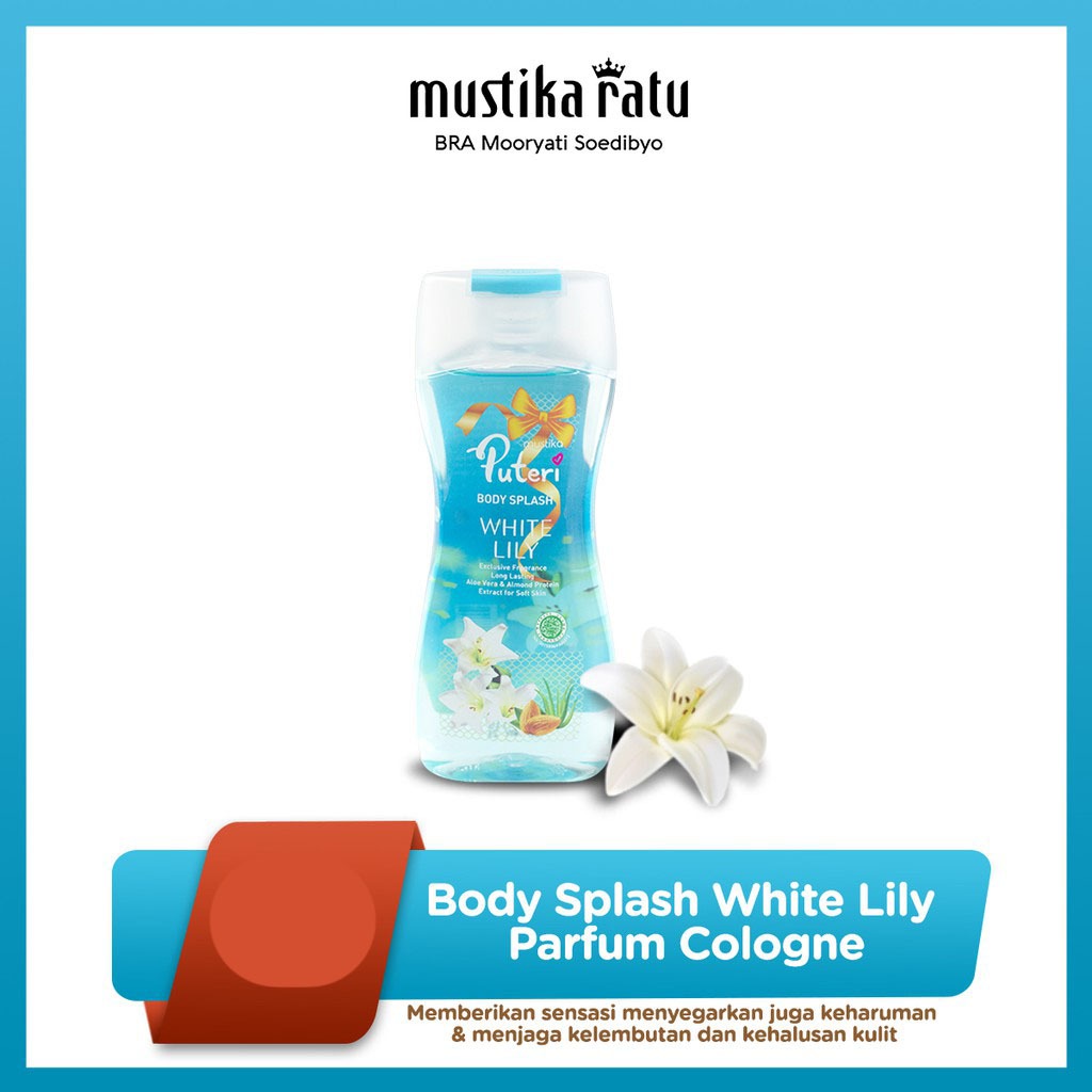 Mustika Ratu Body Splash White Lily 245ML